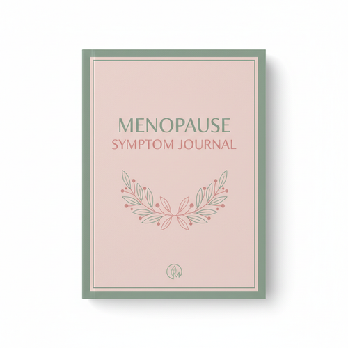 Menopause Symptom Journal digital download cover